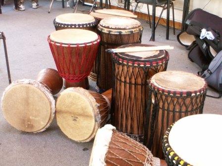 Djembe and Dundun drums